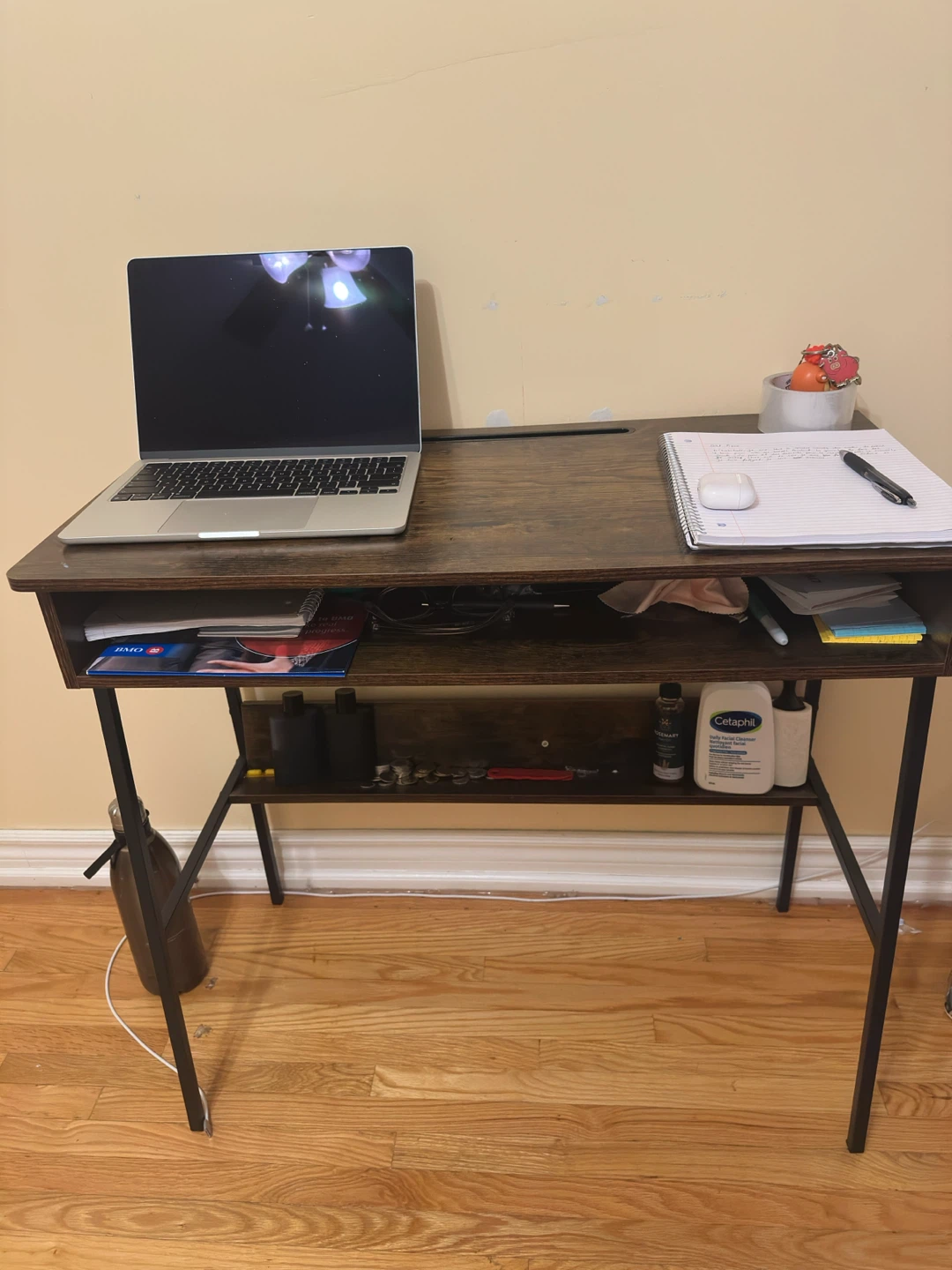 Compact wooden computer desk - photo 2