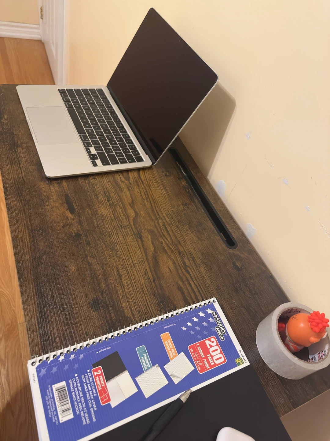 Compact wooden computer desk - photo 3