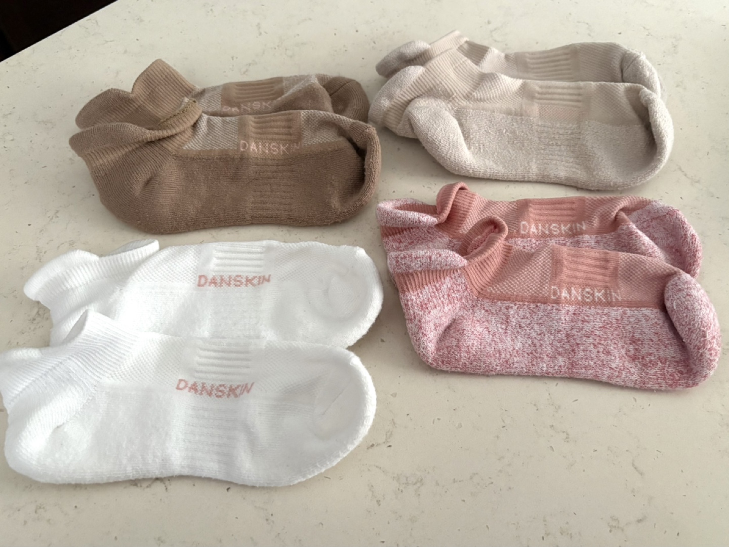 4 Pairs of Danskin Ankle Socks