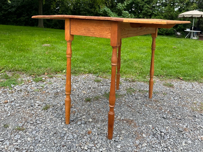 Antique Solid Oak Drop-Leaf Table (CAN DELIVER) - photo 4