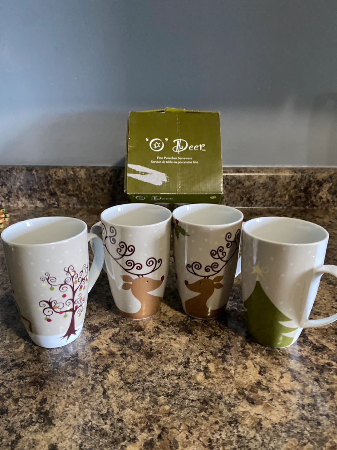 Set of 4 mugs