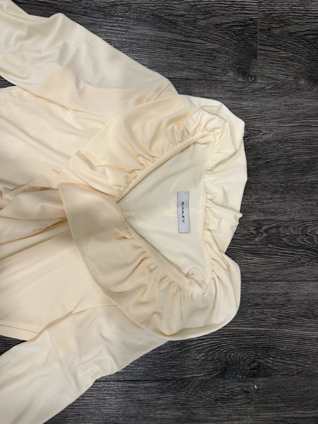ruffle long sleeve button up cardigan Y2K - photo 2