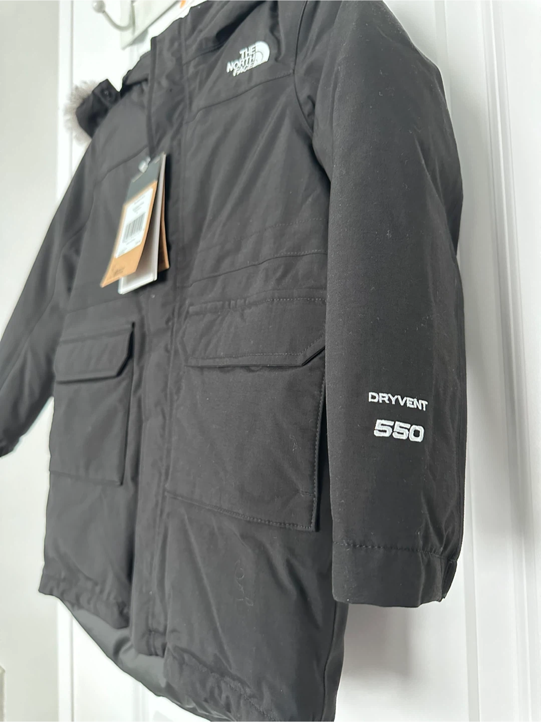 Brand new The North Face Kid's Arctic Parka TNF Black Size 5T - photo 3