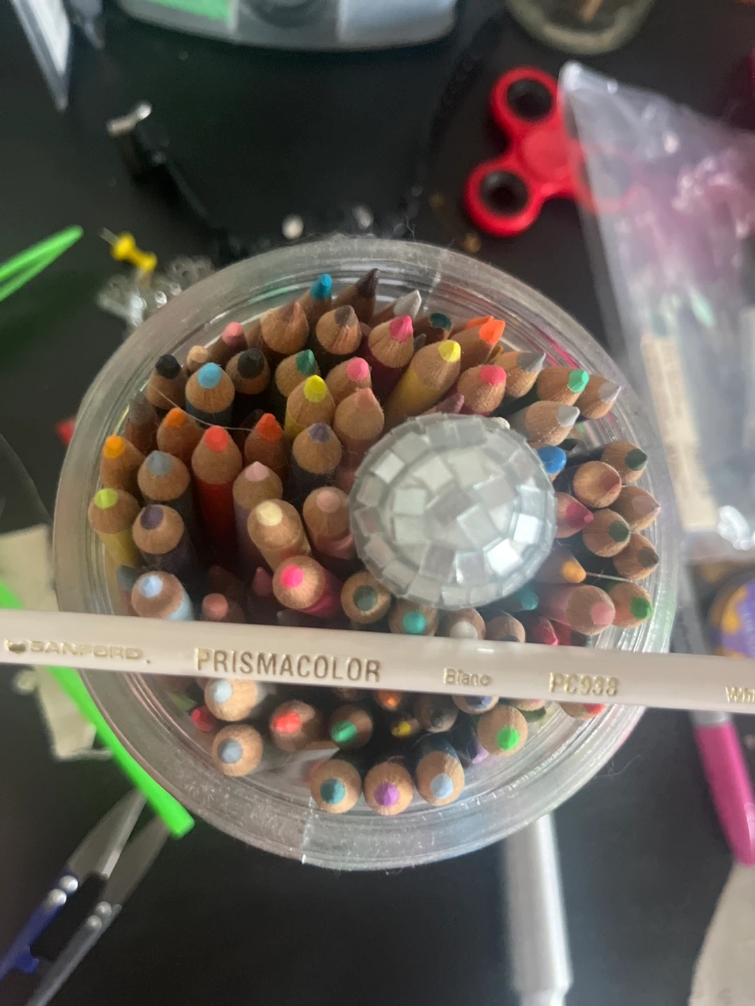 Prismacolor Coloured Pencils in Jar