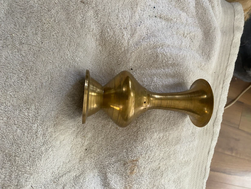 Brass vase