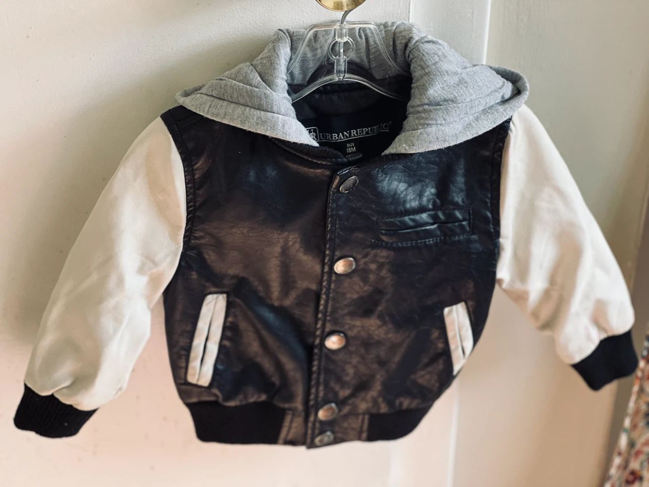 Urban Republic Varsity Hooded Jacket 18M - photo 3
