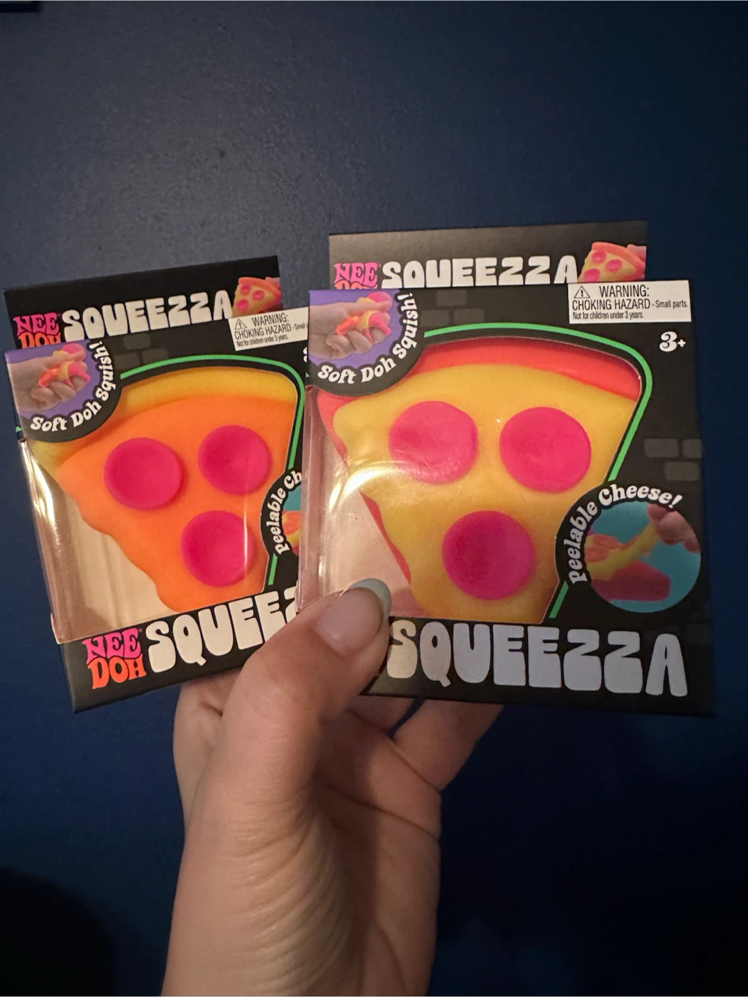 Two NeeDoh Squeezza Pizza - AUTHENTIC
