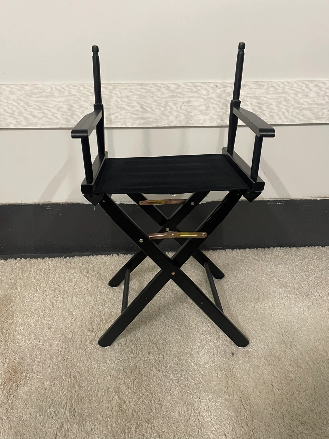 Black Folding Director's Chair