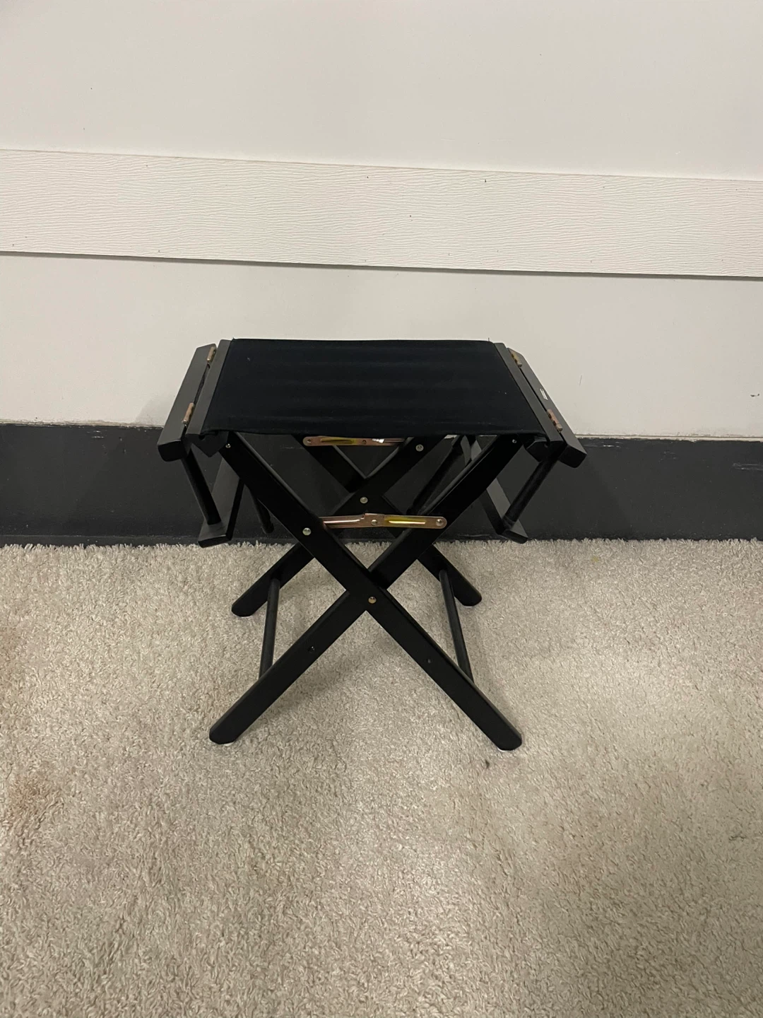 Black Folding Director's Chair - photo 2