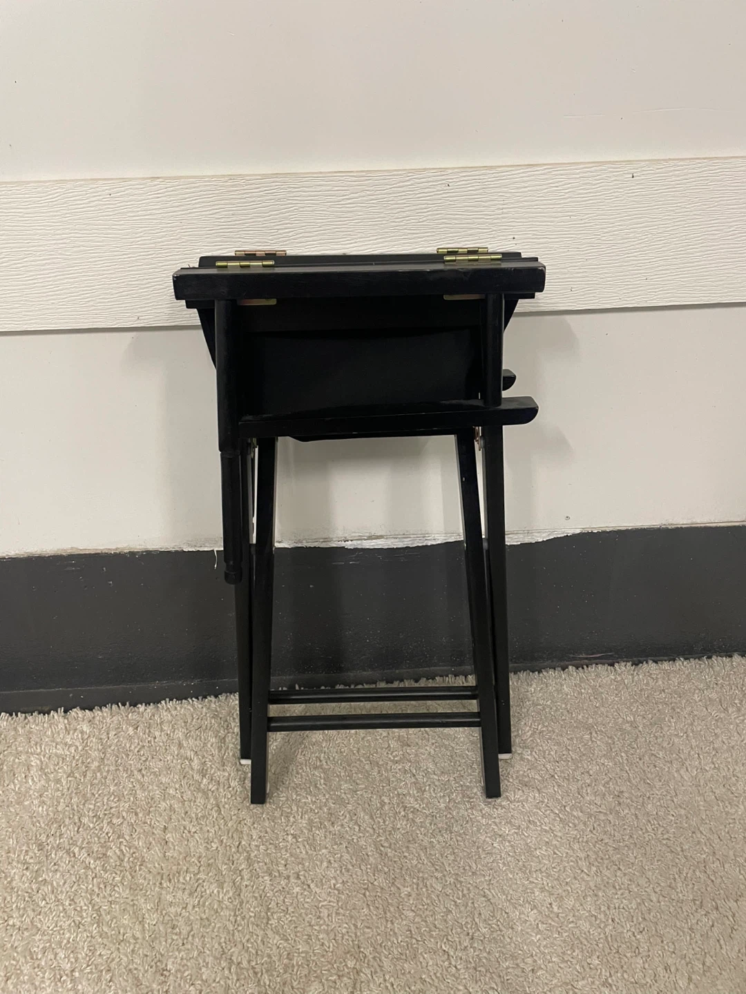 Black Folding Director's Chair - photo 3