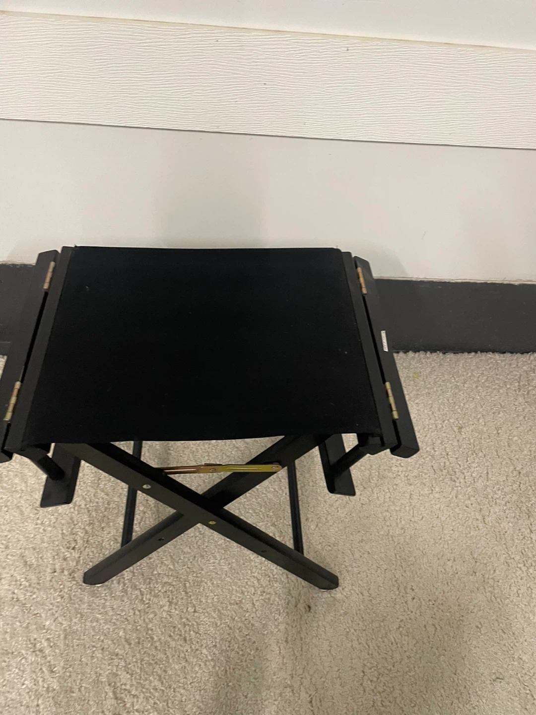 Black Folding Director's Chair - photo 4