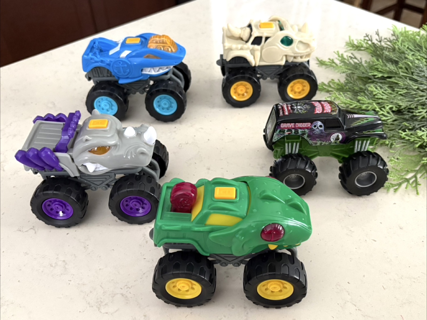 Set of 5 Hot Wheels Monster Trucks
