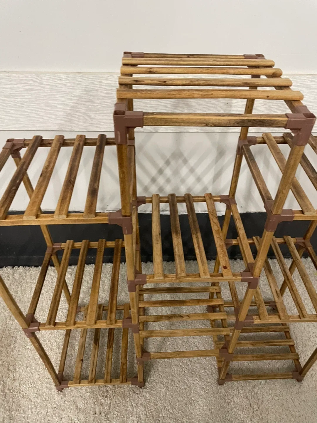 Wooden Multi-Tier Plant Stand