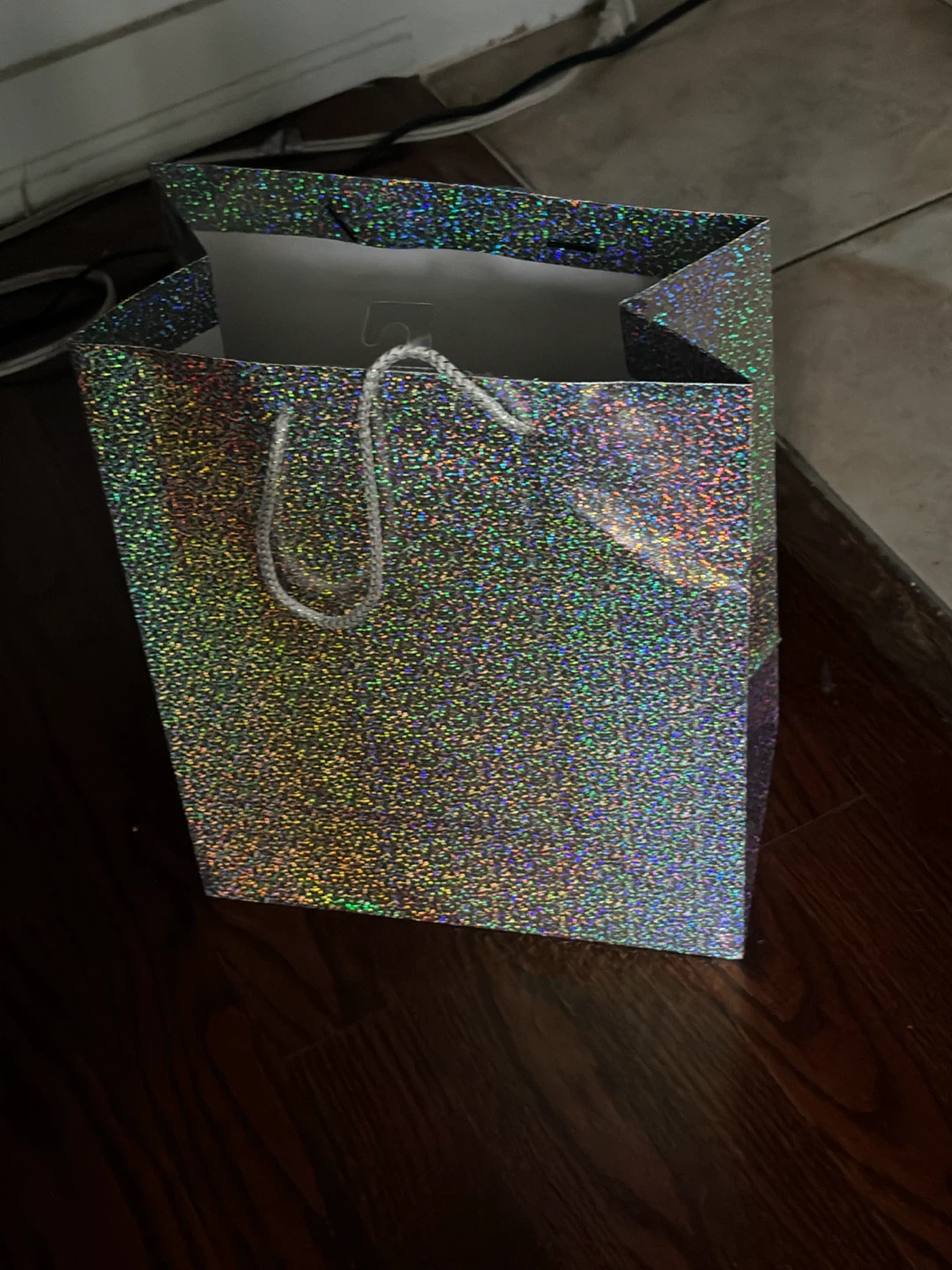 Sparkly Holographic Gift Bag