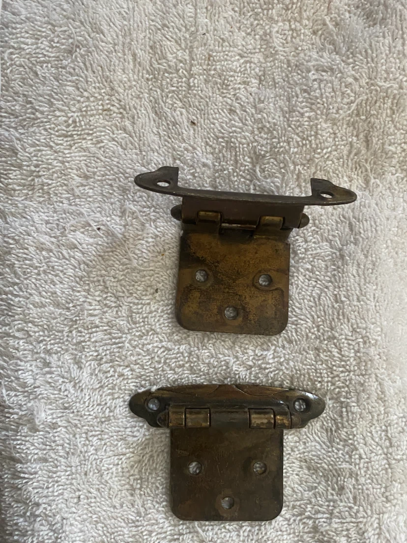 Vintage Cabinet Hinges Set - photo 2