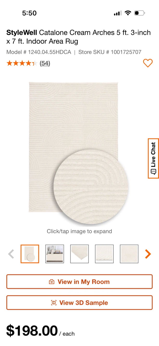 StyleWell Catalone Cream Arches Area Rug - photo 5
