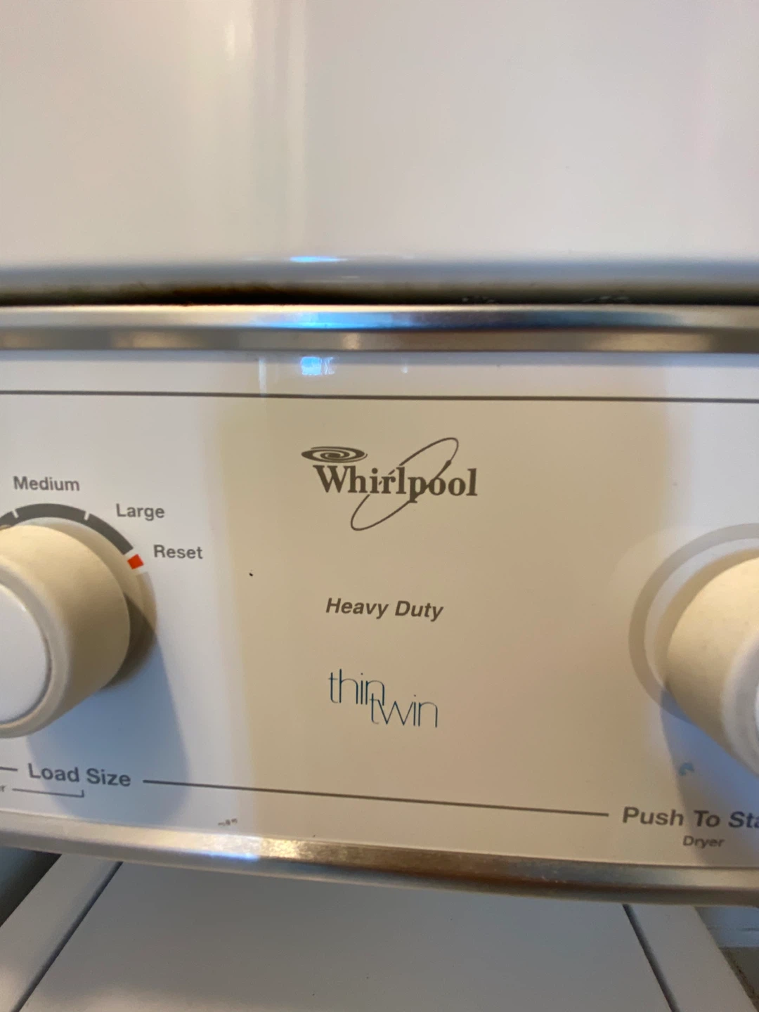 Whirlpool Thin Twin Stacked Washer and Dryer - photo 2