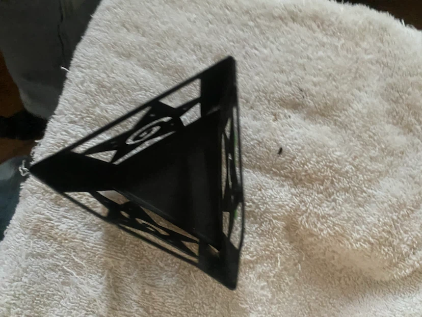 Black Metal Star Lantern Candle Holder