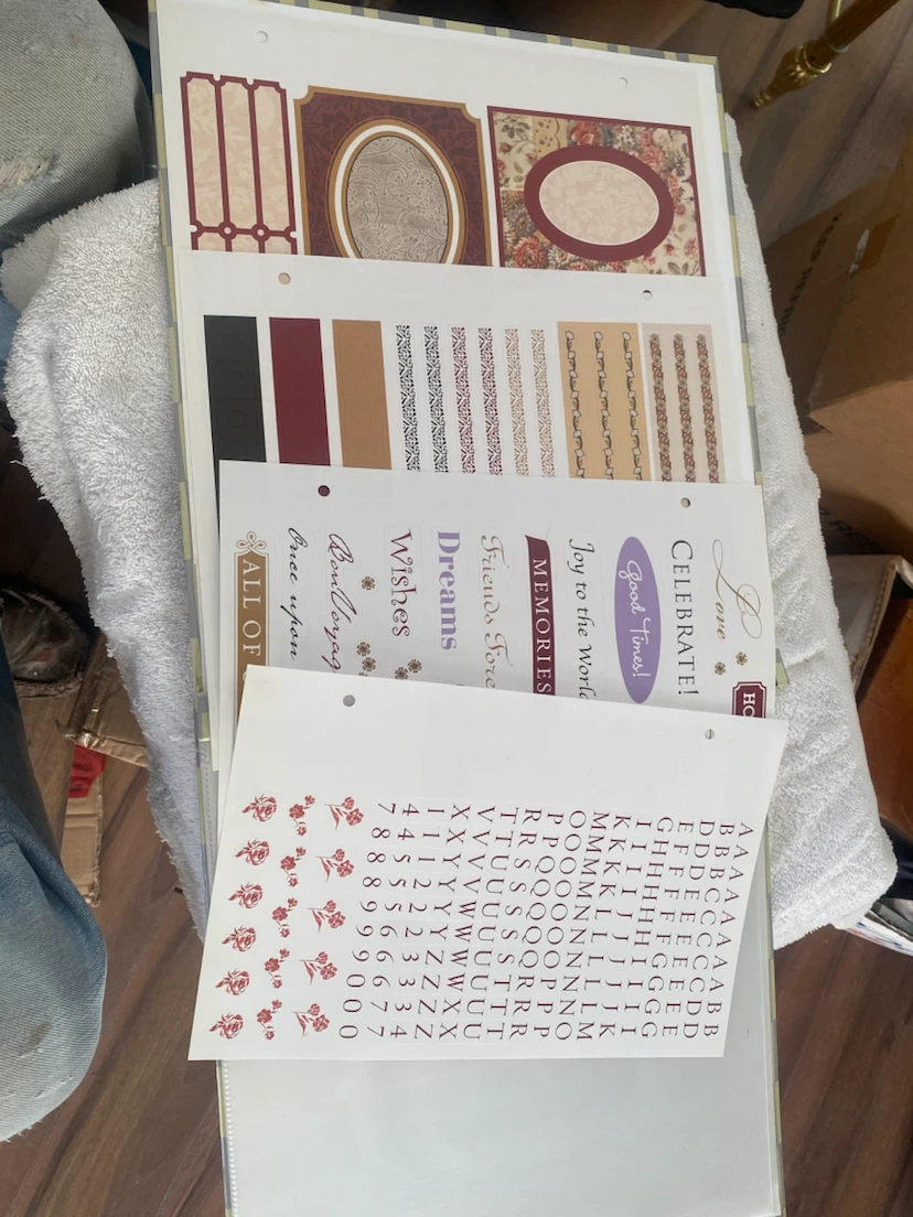 Scrapbooking 2 Albums with Decorative Stickers - photo 5