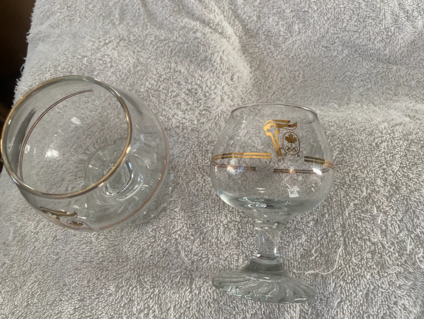 4x Olympic Brandy Glasses - photo 2