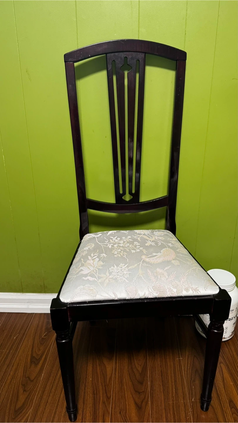 Dark Wood Dining Chair