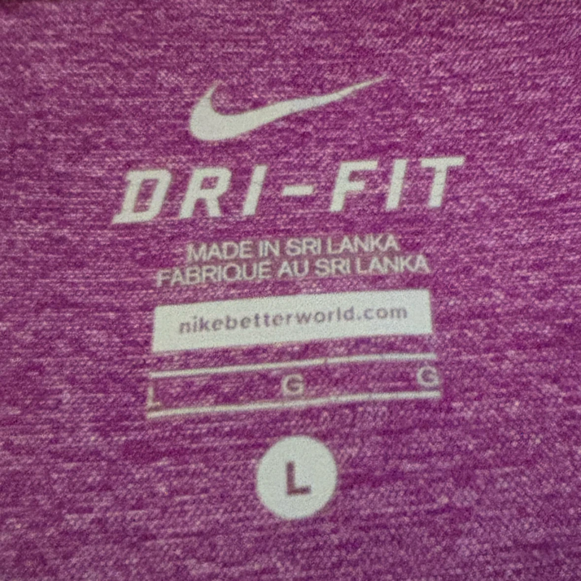 Nike Dri-FIT - T-Shirt - *Size Women Large/Purple* - photo 3