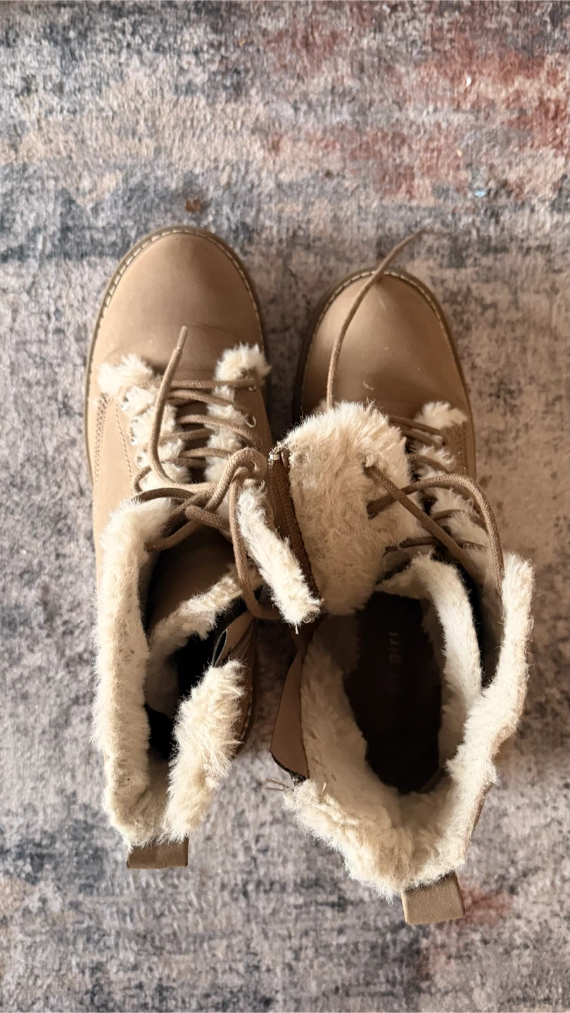 Steve Madden Faux Fur Boots - Size 9