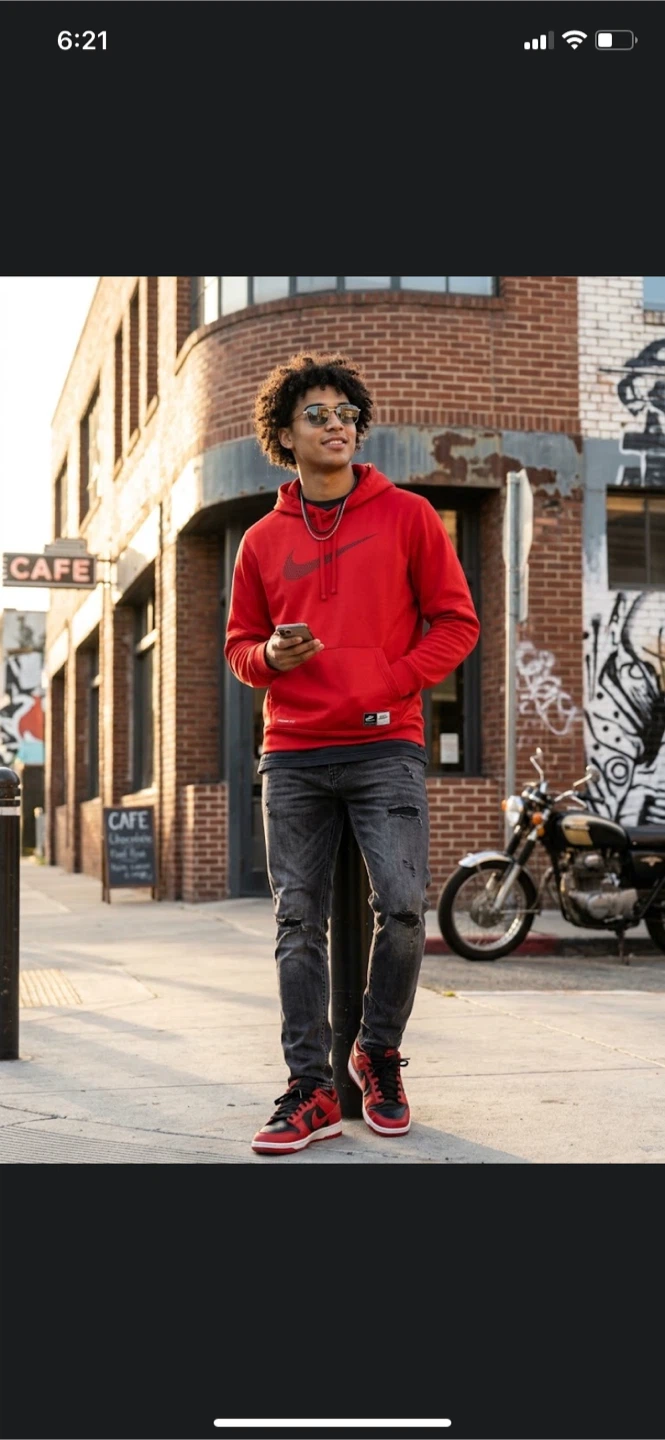 Nike Therma-Fit Hoodie Red