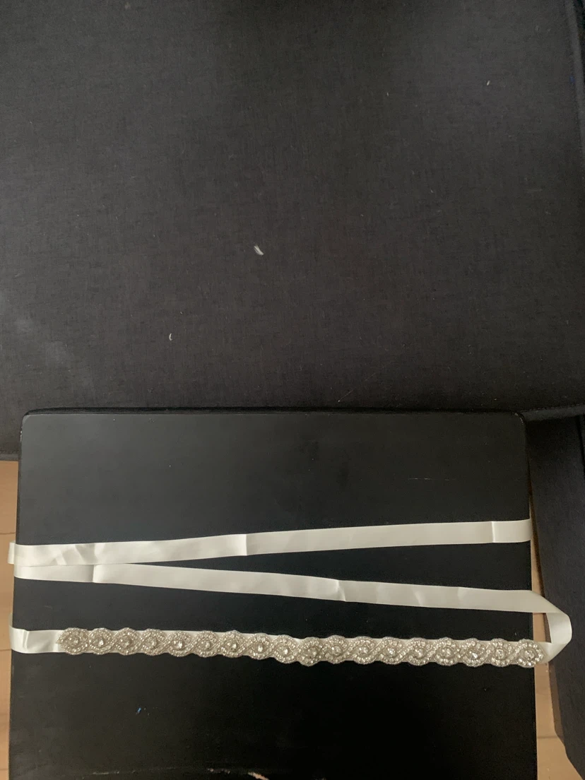 Crystal Rhinestone Bridal Sash Belt