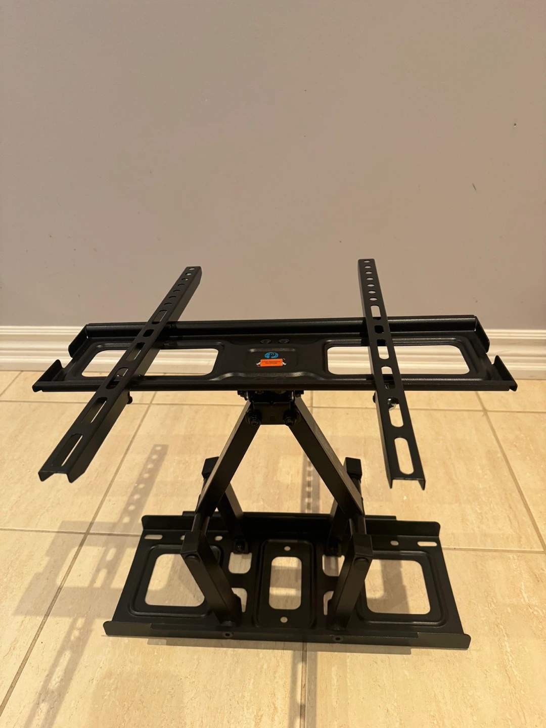 Black Articulating TV Wall Mount Bracket