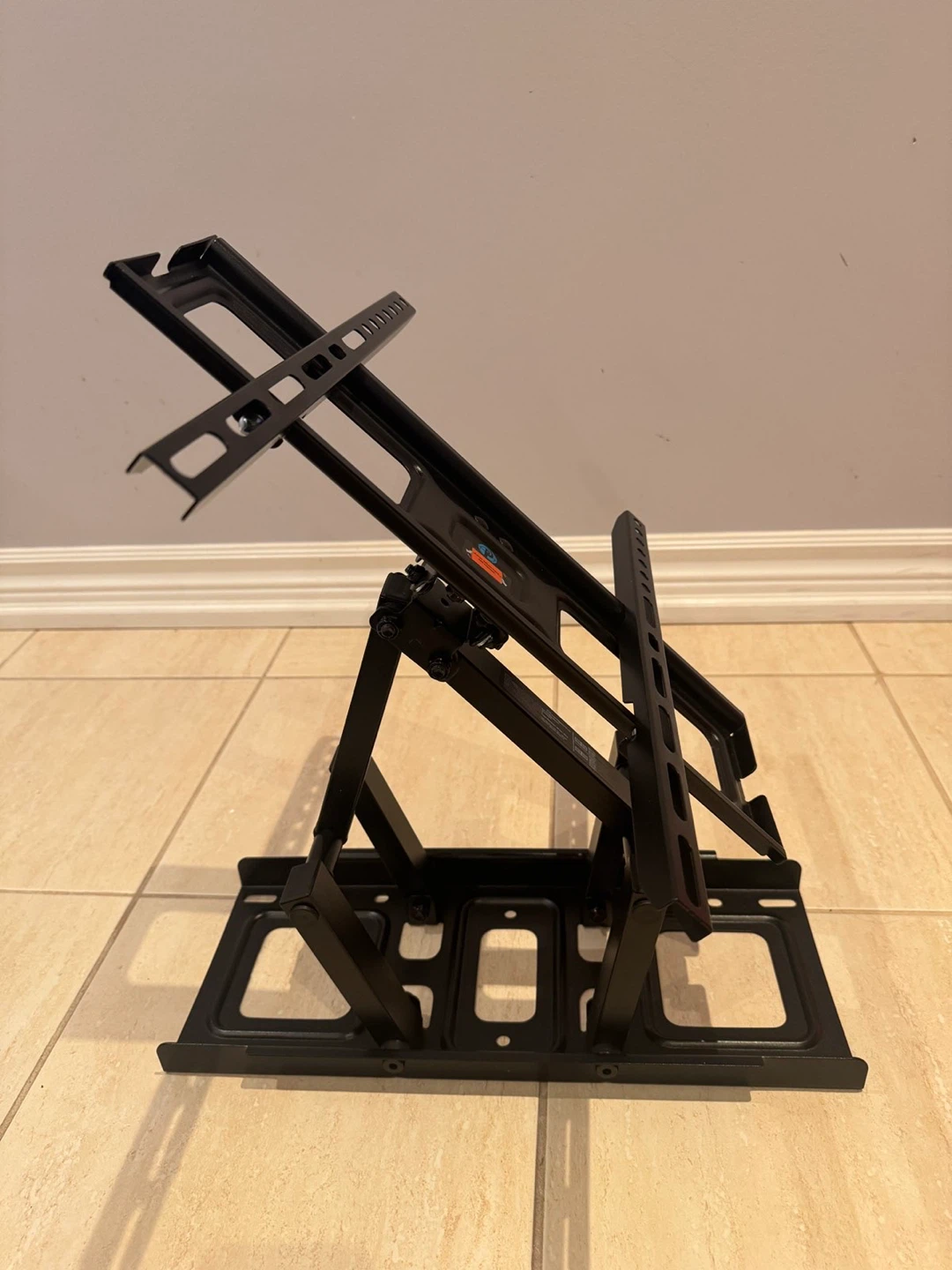 Black Articulating TV Wall Mount Bracket - photo 2
