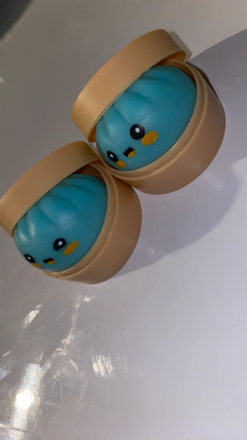 2 Blue Dumpling Squishy Toys