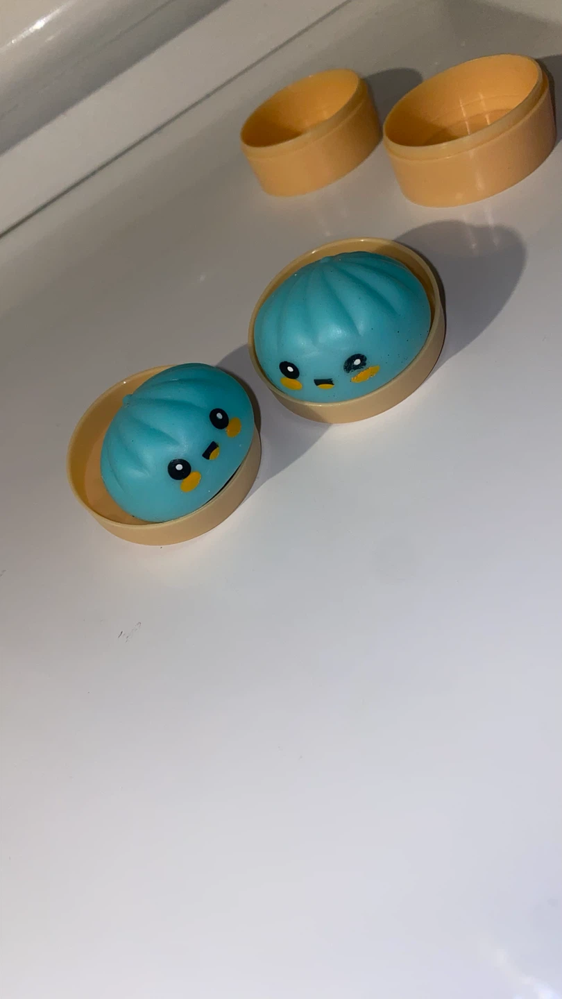 2 Blue Dumpling Squishy Toys - photo 2