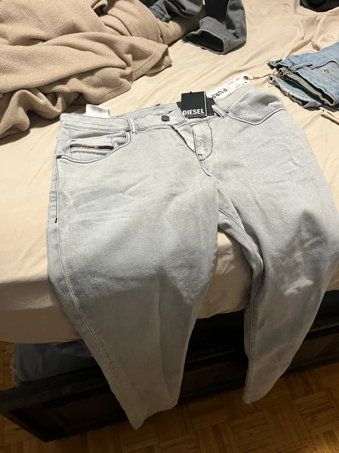 designer jeans for low (Purple & diesel) Brand new + Mildly worn - photo 3
