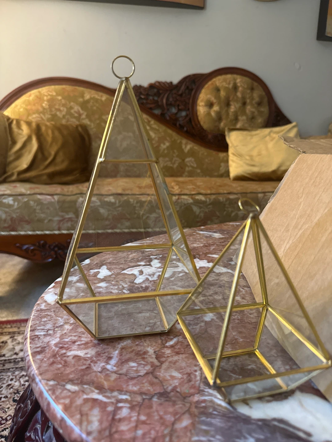 Geometric Glass Terrarium Holders