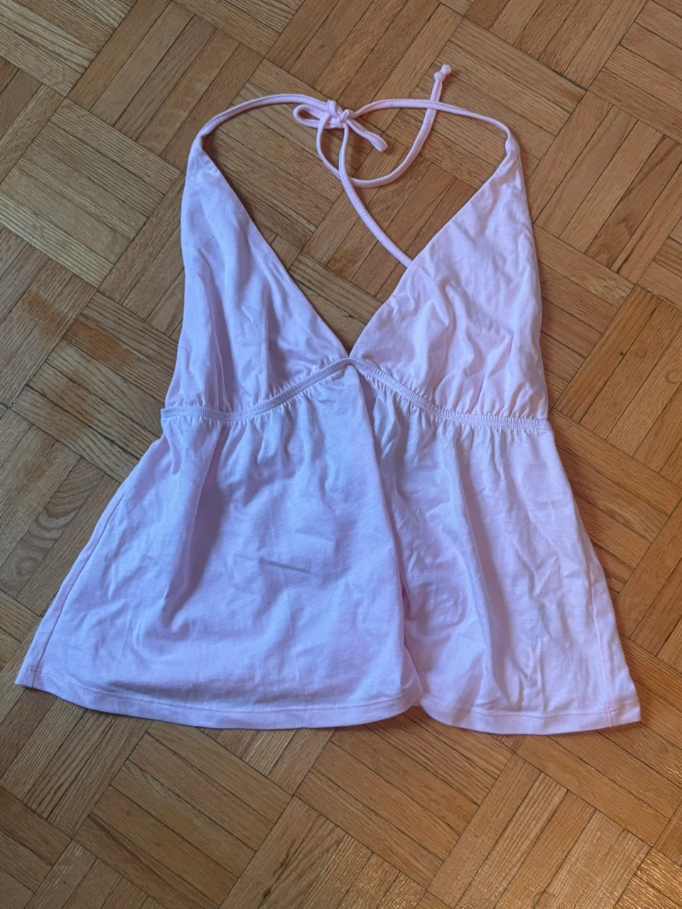 Sunday Best light pink halter top