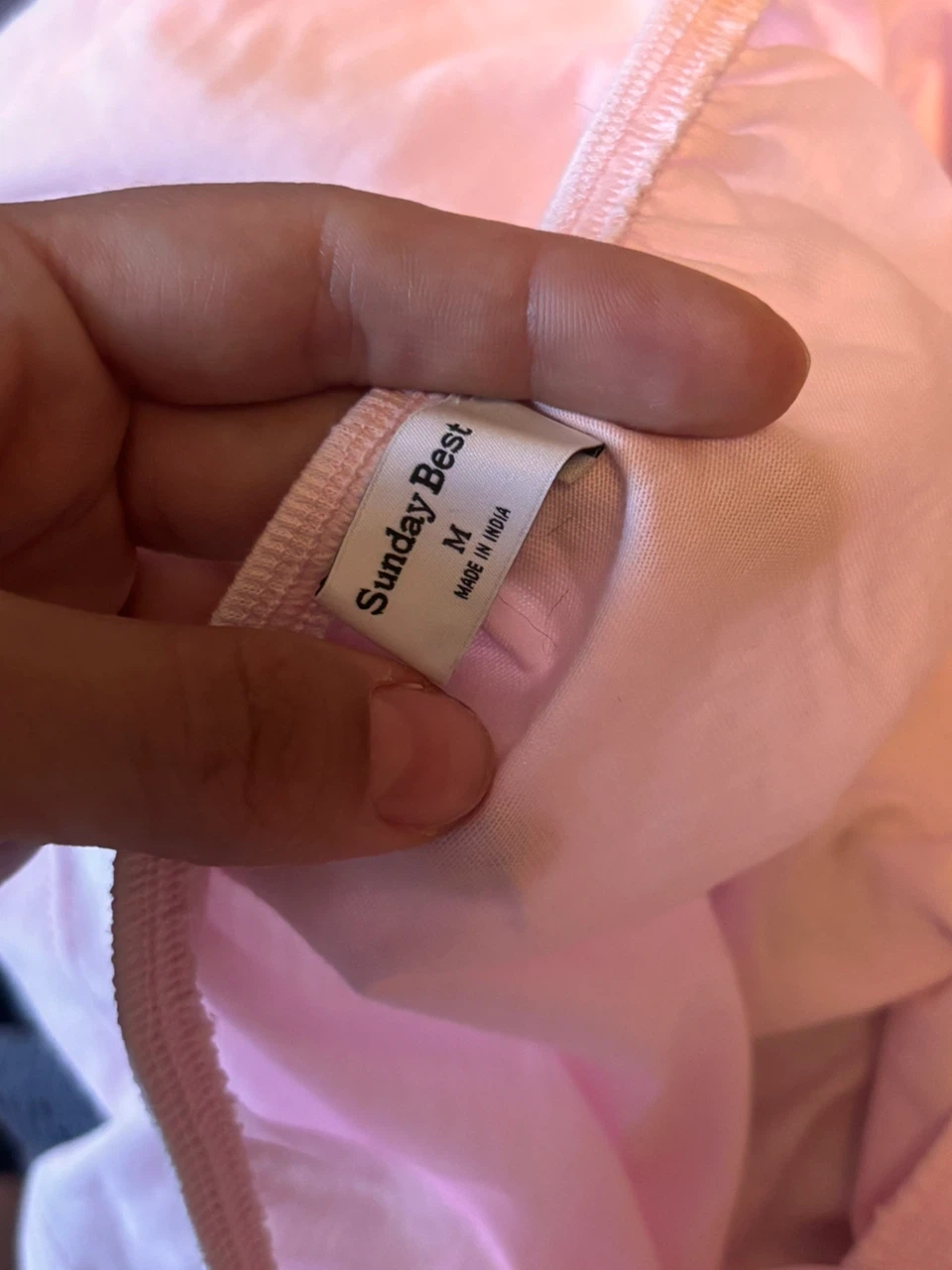 Sunday Best light pink halter top - photo 2