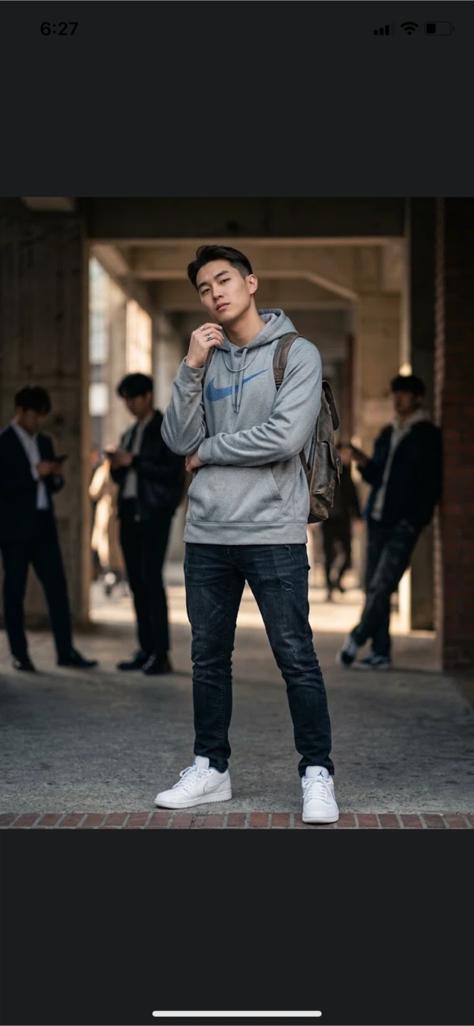 Nike Therma-Fit Grey Hoodie - Size M