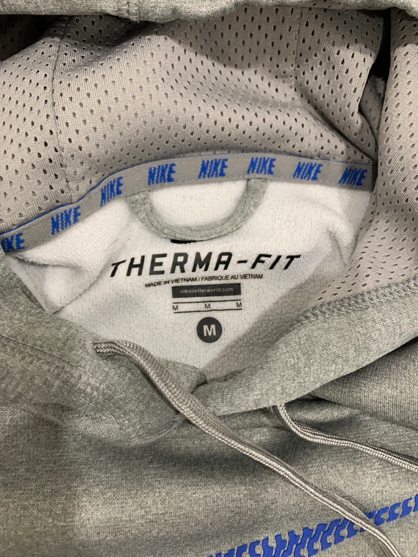 Nike Therma-Fit Grey Hoodie - Size M - photo 3