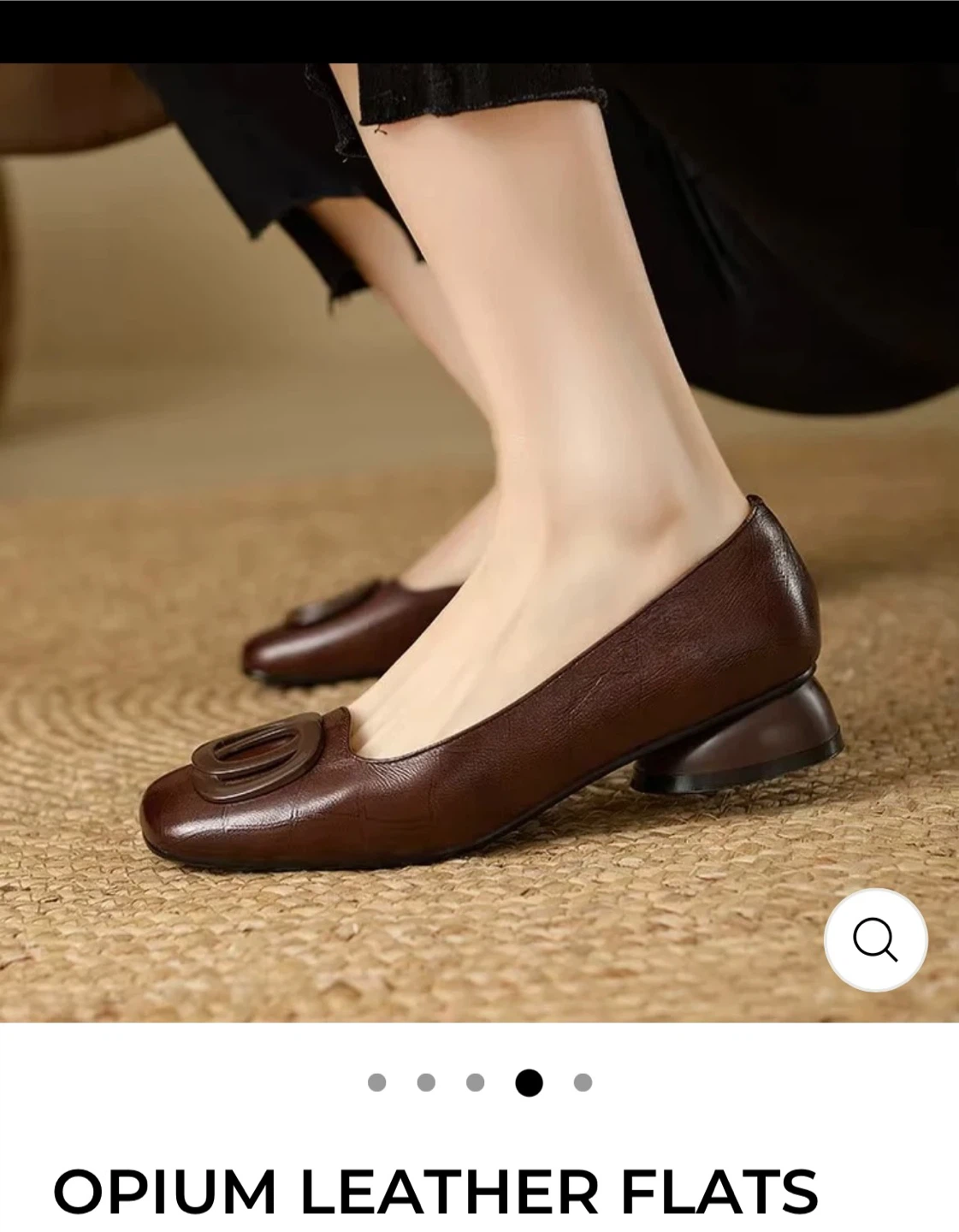 OPIUM LEATHER FLATS - photo 3