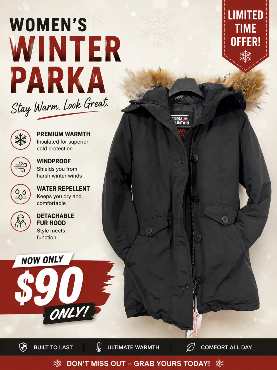 Storm Mountain Logan Parka - M/M