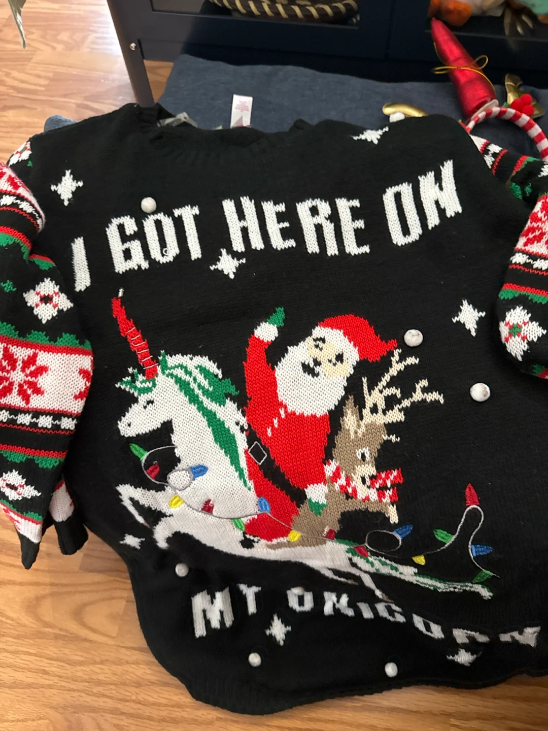 Light-Up Ugly Christmas Sweater