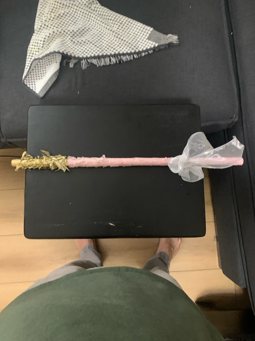 Pink and Gold Decorative Wand