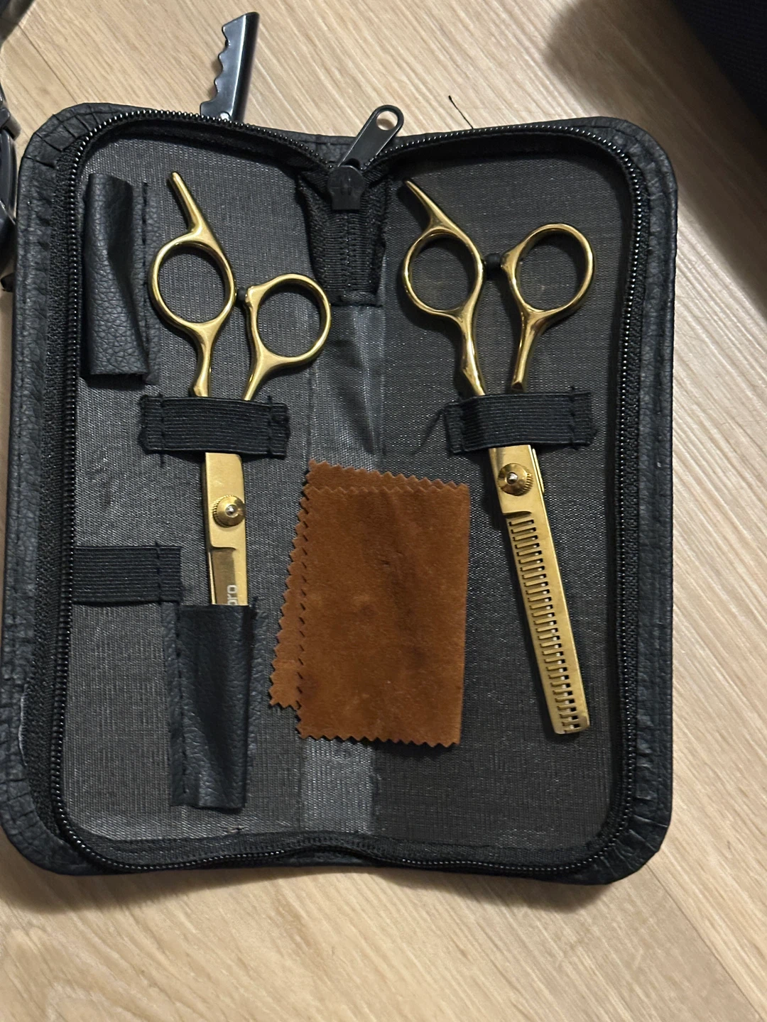 Gold Haircutting and Thinning Scissor Set