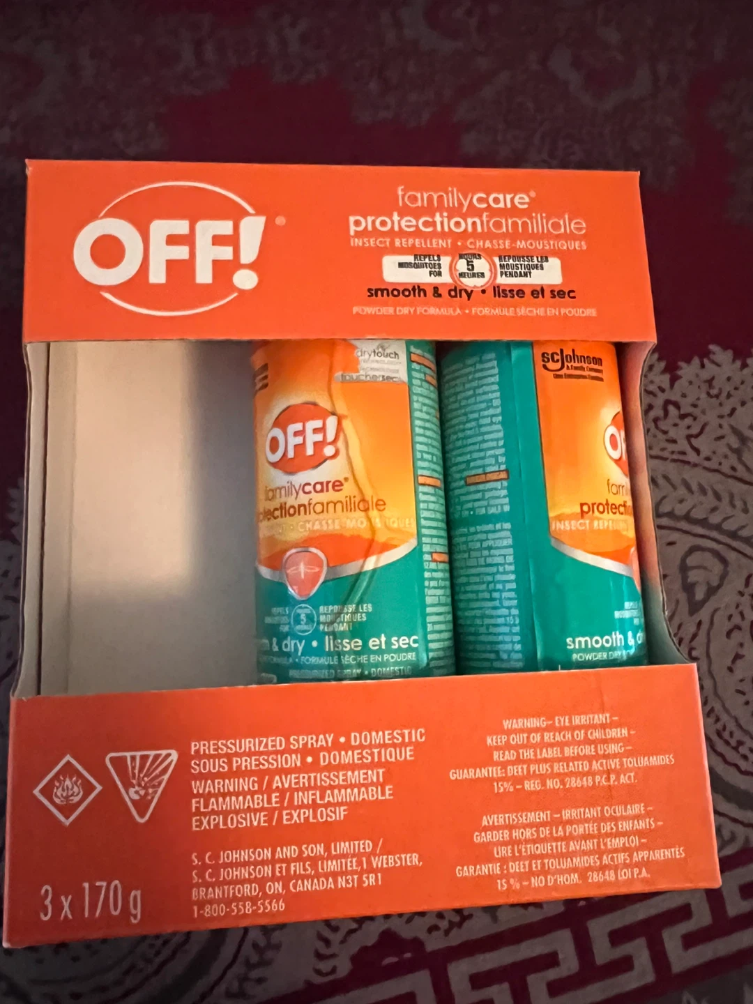 OFF! FamilyCare Insect Repellent 2 Pack