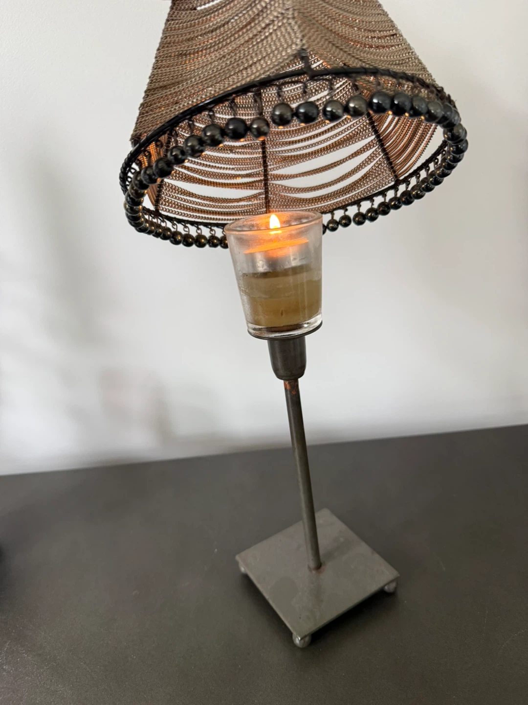Chain and Bead Accent Lamp - photo 2