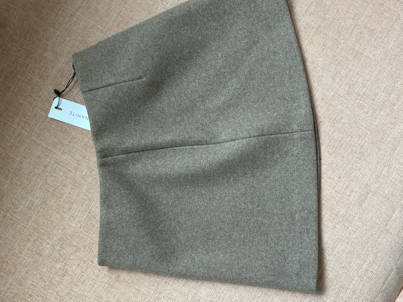 Dynamite Melton Skirt - Taupe - Size P/S - photo 3