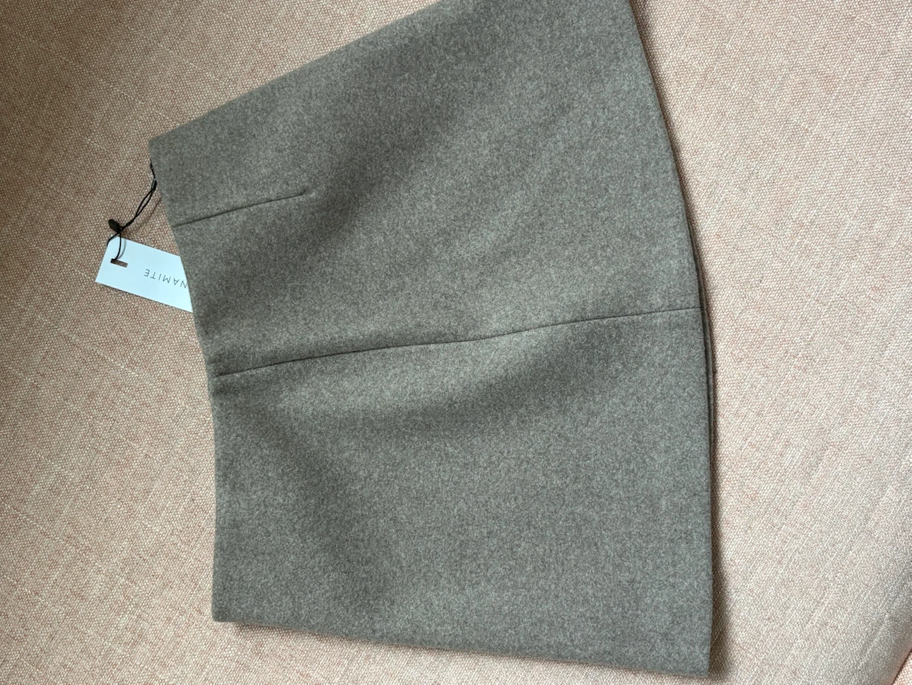 Dynamite Melton Skirt - Taupe - Size P/S - photo 4