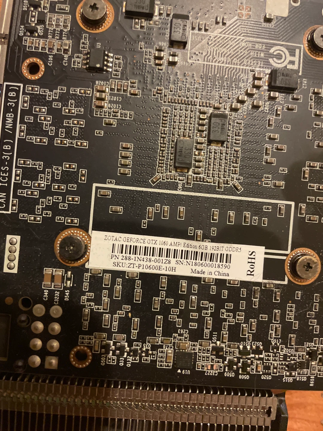 gtx 1060 graphics card