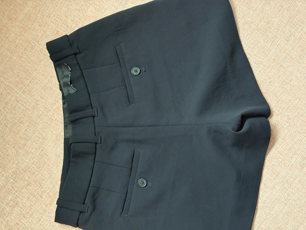 Aritzia Crepette Black Shorts Size 0 - photo 2